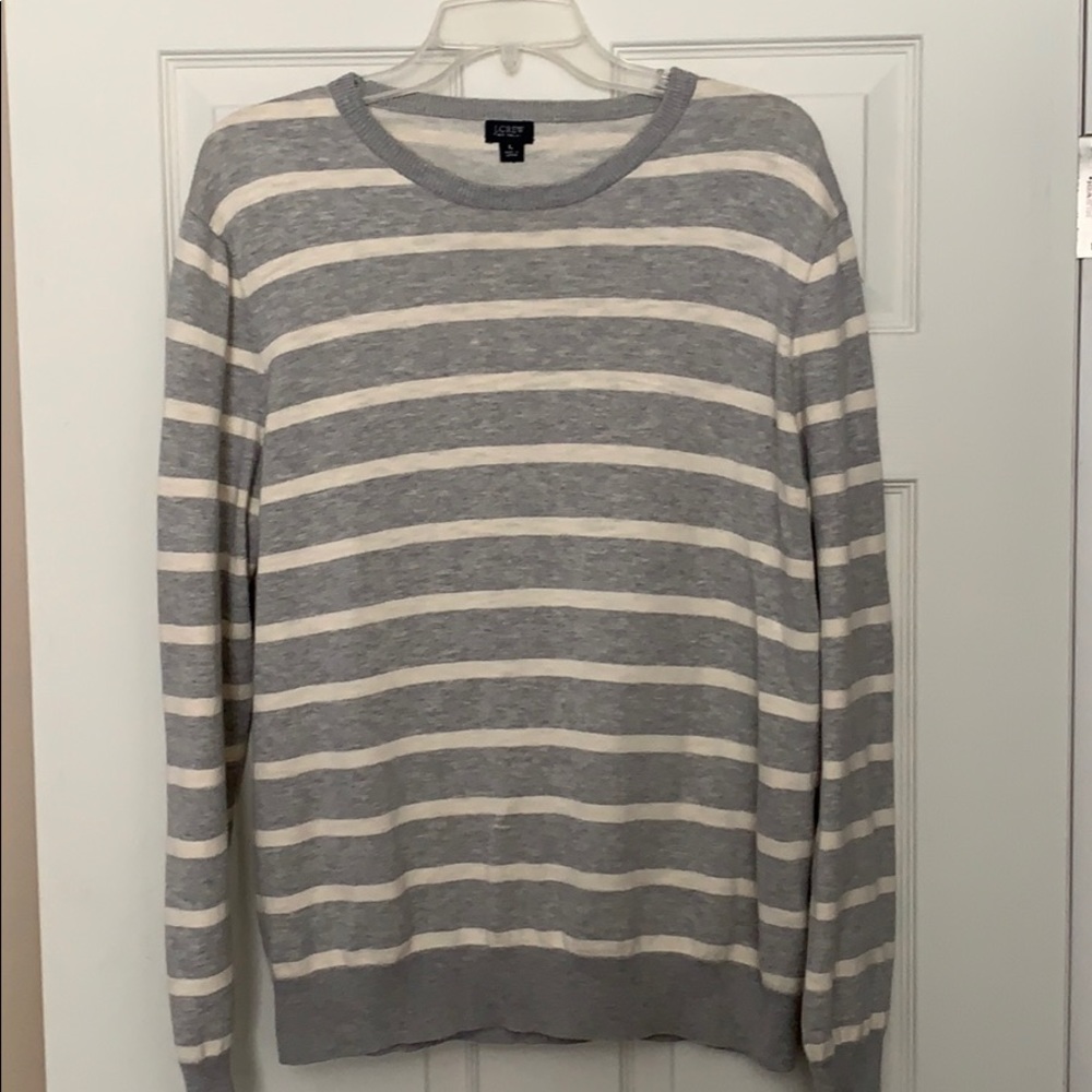 J crew stripped sweater